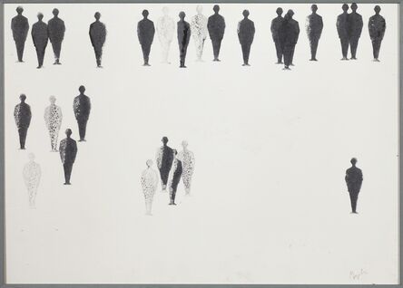 Renato Mambor, ‘Uomini timbro’, 1963