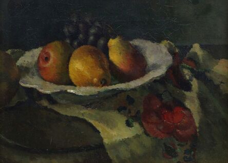 Dorothy Hepworth, ‘Still Life with Pears and Grapes’, c. 1930