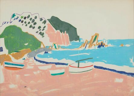 Fulvio Bianconi, ‘Riva Trigoso (Genova), the beach’, 1950 ca