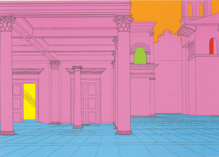 Michael Craig-Martin, ‘Deconstructing Piero (pink) 1’, 2004