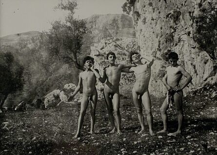Baron Wilhelm Von Gloedon, ‘Untitled (Four Italian Youth at Play)’, 1925