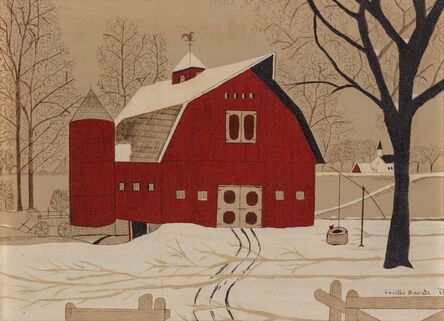 Lucille Baratz, ‘Red Barn’, 1968