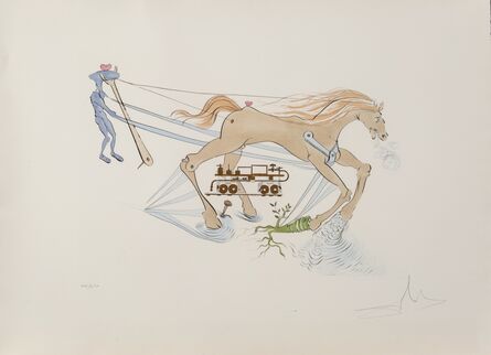 Salvador Dalí, ‘Le frien hydraulique, from Hommage a Leonardo da Vinci’, 1975