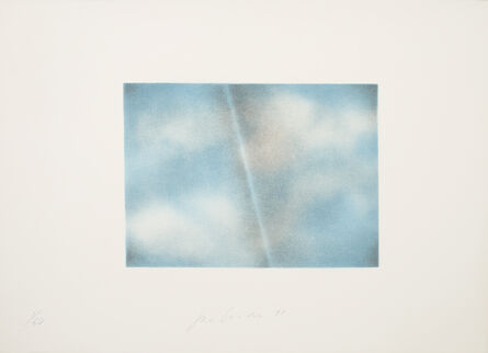 Joe Goode, ‘Grey Folded Clouds - II Blue and white’, 1971