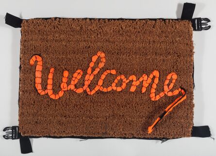Banksy X Love Welcomes, ‘Welcome Mat’, 2019