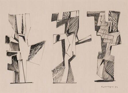 Pietro Consagra, ‘Studies for Sculpture’, 1954