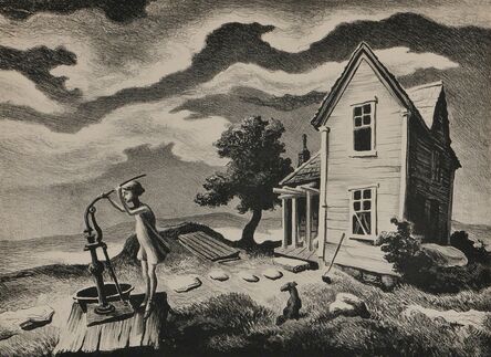 Thomas Hart Benton, ‘The Farmer's Daughter’, 1944