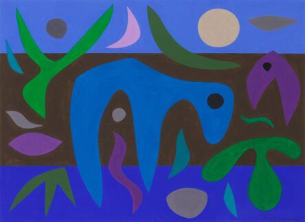 John Coburn, ‘Night Desert’, 1971