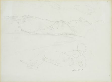 Henri Lebasque, ‘Femme nue dans un paysage’