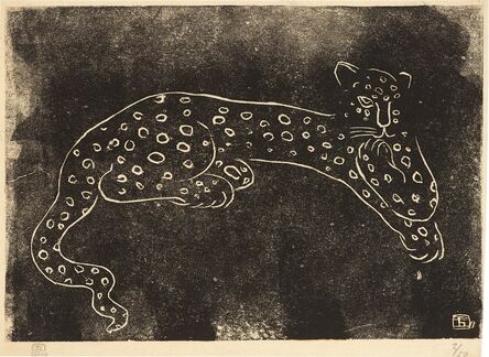 Sanyu, ‘Reclining Leopard’, 1930s