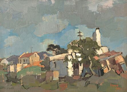 Gregoire Boonzaier, ‘Wit Huisie, Napier’, 1959