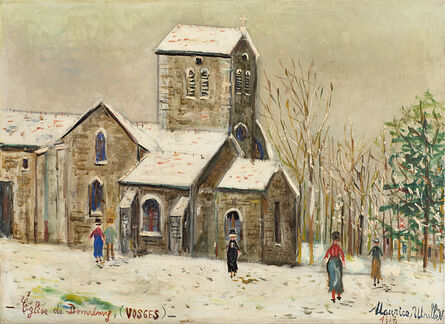 Maurice Utrillo, ‘Eglise de Domrémy (Vosges)’, 1937