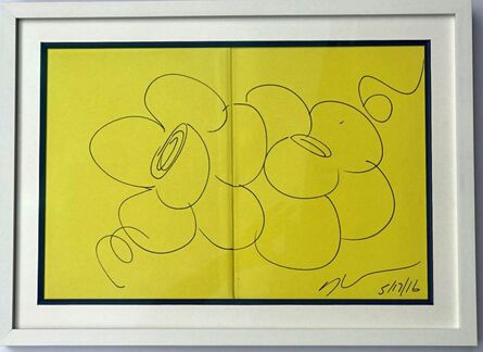 Jeff Koons, ‘Two Flowers (Original Drawing)’, 2009