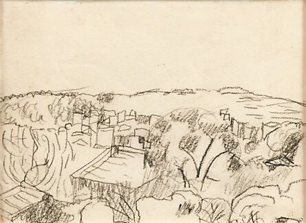 Pierre Bonnard, ‘Untitled (Southern Landscape with House and Trees)’, ca. 1930