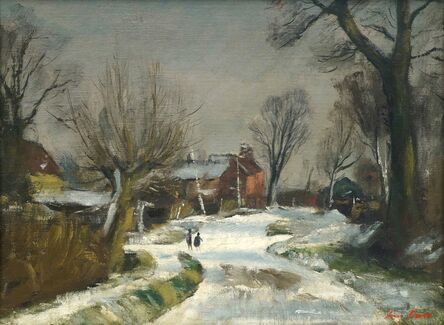 Henry Marvell Carr, ‘Winter rural landscape’