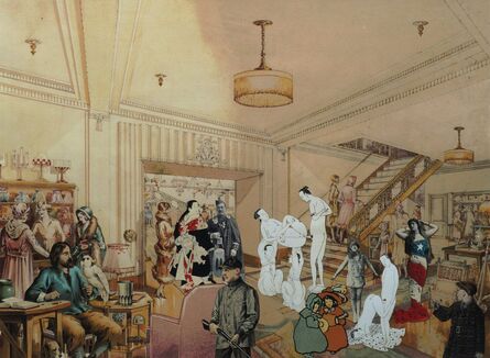 Peter Blake, ‘Demonstrations in a Department Store I’, 1998