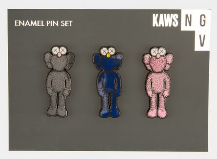 KAWS X NGV, ‘BFF Companion, set of three pins’, 2019