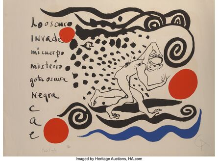 Alexander Calder, ‘Lo oscuro invade mi cuerpo’, 1970