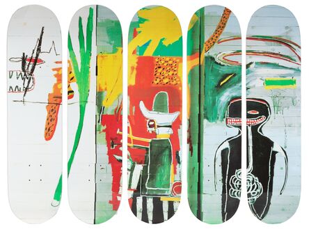 After Jean-Michel Basquiat X The Skateroom, ‘Untitled (set of 5)’, 2017