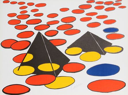 Alexander Calder, ‘Black Pyramids’, 1970