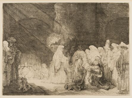 Rembrandt van Rijn, ‘The Presentation in the Temple: Oblong Plate’, circa 1639