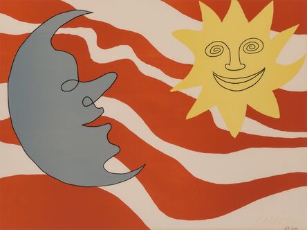 Alexander Calder, ‘Sun Face Moon Face’, c. 1965