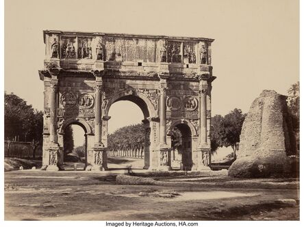 James Anderson, ‘Arch of Constantine, Rome, Italy, and View of Roman Forum, Rome, Italy (Two works)’, Late 19th Century