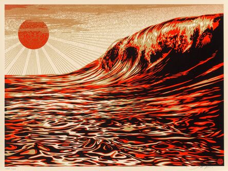 Shepard Fairey, ‘Dark Wave/Rising Sun’, 2011