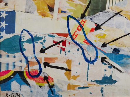 Mimmo Rotella, ‘Two steps’, executed in 1998