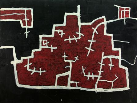 Chuck Webster, ‘Untitled (black and red)’, 2012