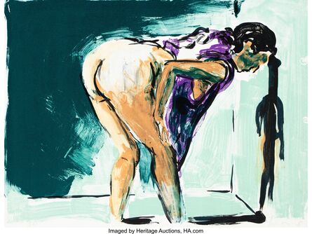 Eric Fischl, ‘Annie, Gwen, Lilly, Pam and Tulip (Bending Woman in Purple)’, 1987