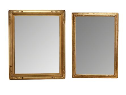 ‘Two Vintage Gilded Frames With Mirrors’