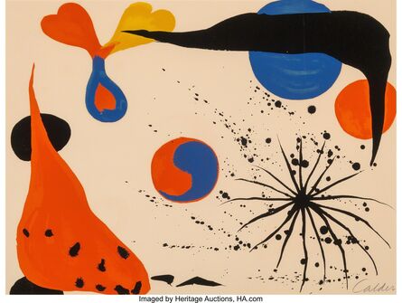 Alexander Calder, ‘Flies in the Spider Web’, 1975