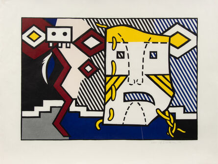 Roy Lichtenstein, ‘American Indian Theme V (from American Indian Theme Series)’, 1980