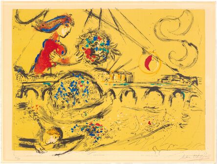 Marc Chagall, ‘Île Saint-Louis’, 1959