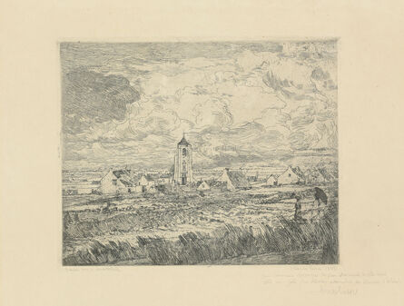 James Ensor, ‘Grande vue de Mariakerke (Large View of Mariakerke)’, 1887