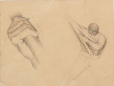 Rufino Tamayo, ‘Hombre y mano’, ca. 1930