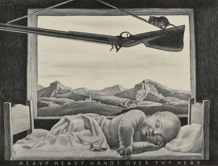 Rockwell Kent, ‘Heavy Heavy Hangs Over Thy Head’, 1946