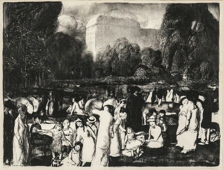 George Bellows, ‘In the Park, Light’, 1916