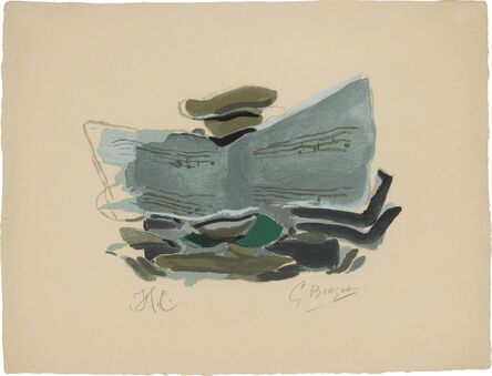 Georges Braque, ‘NATURE MORTE À LA MUSIQUE (V. 181)’, 1962