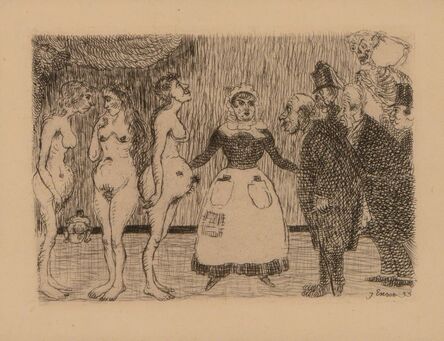 James Ensor, ‘Les vieux polissons’, 1895