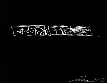 Zaha Hadid, ‘Signed Concept Drawing of the Contemporary Arts Center’, 1999