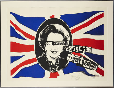 Billy Childish, ‘God Save Margaret Thatcher’, 2015