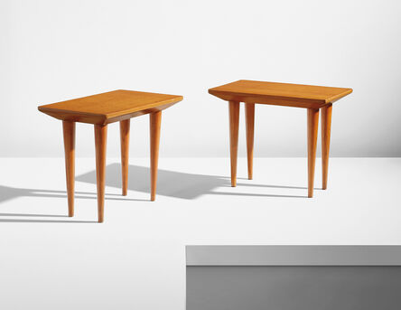 Attributed to Jean Royere, ‘Pair of side tables’, circa 1957