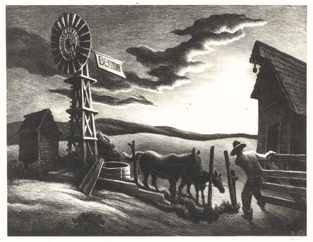 Thomas Hart Benton, ‘NEBRASKA EVENING (F. 45)’, 1941