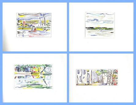 Roy Lichtenstein, ‘Limited Edition Hardback Book of Landscape Sketches 1984-1985’, 1986