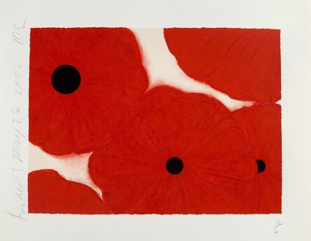 Donald Sultan, ‘Five Reds’, 2002