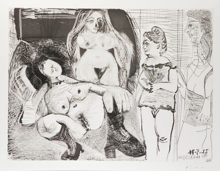 Pablo Picasso, ‘Untitled from the "156 Series’, 1971