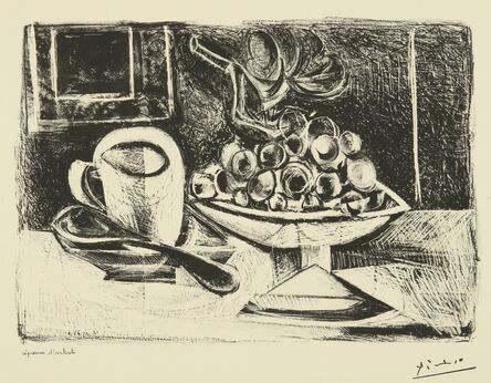 Pablo Picasso, ‘Nature morte au compotier (B. 379; M. 6)’, 1945