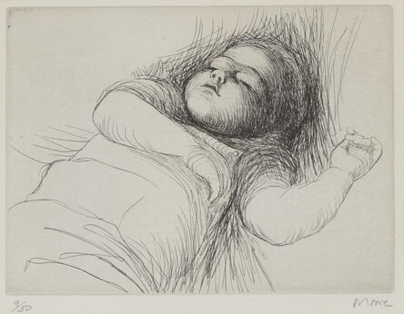 Henry Moore, ‘Sleeping Child [Cramer 499]’, 1979